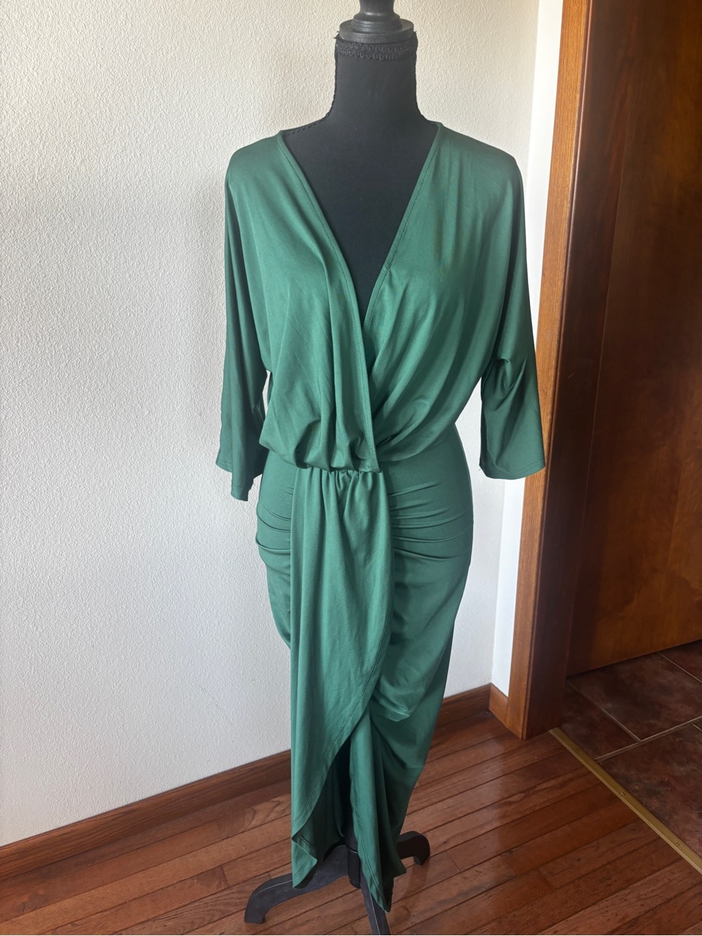 Women's Dress Day green maxi dress size medium